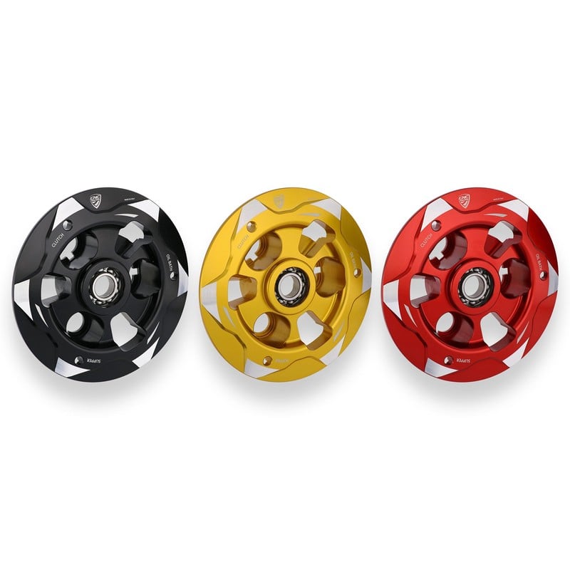 Piattello Spingidisco Frizioni ad olio con cuscinetto Panigale Streetfighter Multistrada BICOLOR Ducati Diavel V4 2023+ CNC Raci