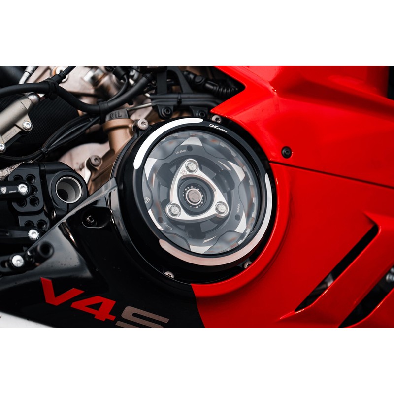 Piattello Spingidisco Frizioni ad olio con cuscinetto Panigale Streetfighter Multistrada BICOLOR Ducati Diavel V4 2023+ CNC Raci