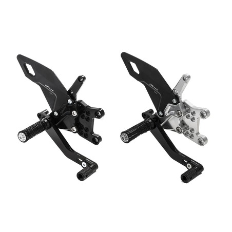 PE505 REAR SETS ADJUSTABLE EASY FOR TUONO Aprilia Rsv4 Factory 2009+ CNC Racing