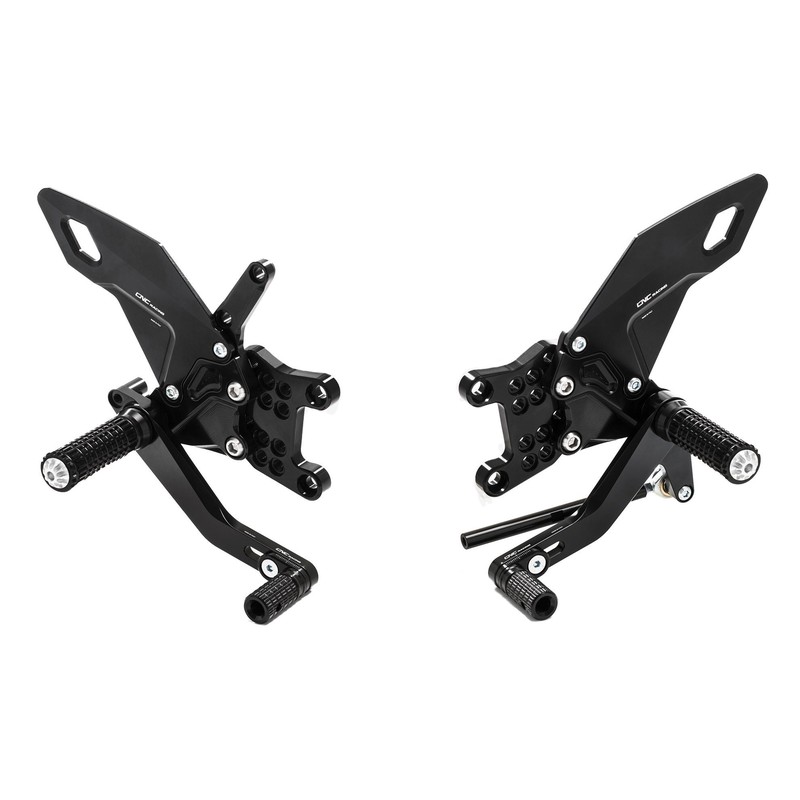 PE505 REAR SETS ADJUSTABLE EASY FOR TUONO Aprilia Rsv4 Factory 2009+ CNC Racing
