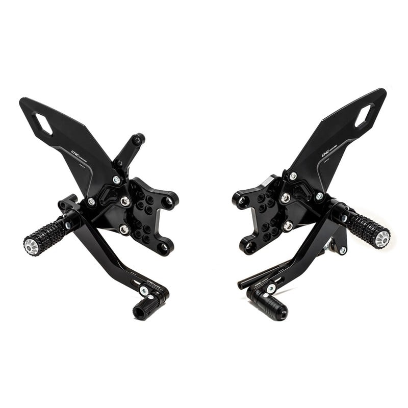 PE500 REAR SETS ADJUSTABLE FOR TUONO Aprilia Rsv4 Factory 2009+ CNC Racing