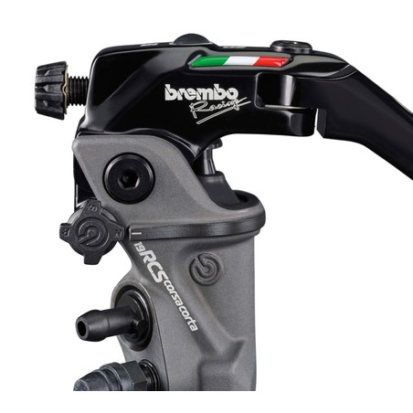 110C74010_DUCATI RADIAL BRAKE MASTER CYLINDER BREMBO 19RCS CORSA CORTA FOLD UP LEVER 18 20 RATIO Duc
