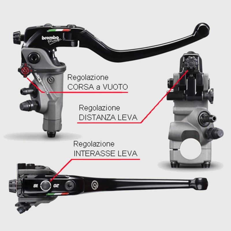 110C74010_MV_AGUSTA RADIAL BRAKE MASTER CYLINDER BREMBO 19RCS CORSA CORTA FOLD UP LEVER 18 20 RATIO