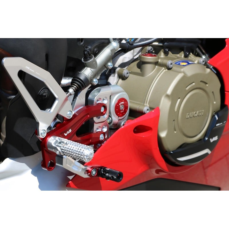 Pedane regolabili Pramac Racing Limited Edition Ducati Superbike Panigale V4 R 2019+ CNC Racing