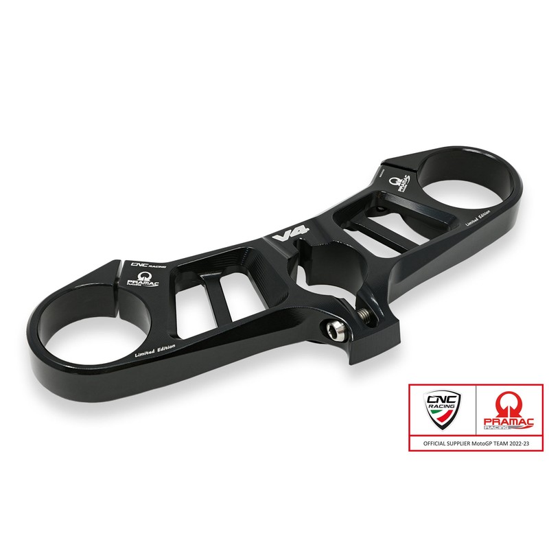 PST15_PR Triple clamps Top Yoke Pramac Racing Lim. Ed. Ducati Superbike Panigale V4 R 2019+ CNC Raci