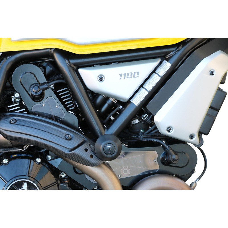 TC214 Protection pads for engine frame and fairing Ducati Monster 797 2017+ CNC Racing