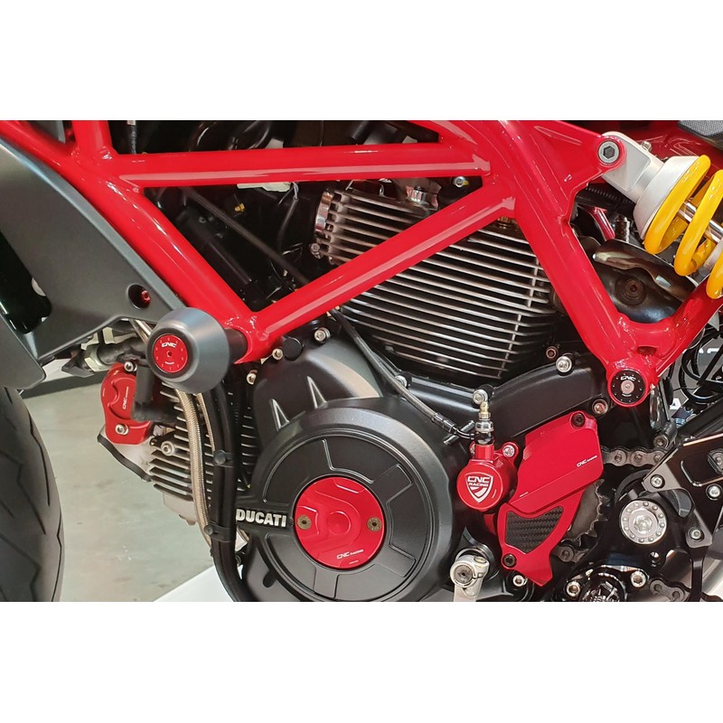 TC214 Protection pads for engine frame and fairing Ducati Monster 797 2017+ CNC Racing