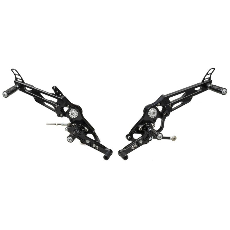 PE445 Adjustable rear sets Ducati Monster 797 2017+ CNC Racing