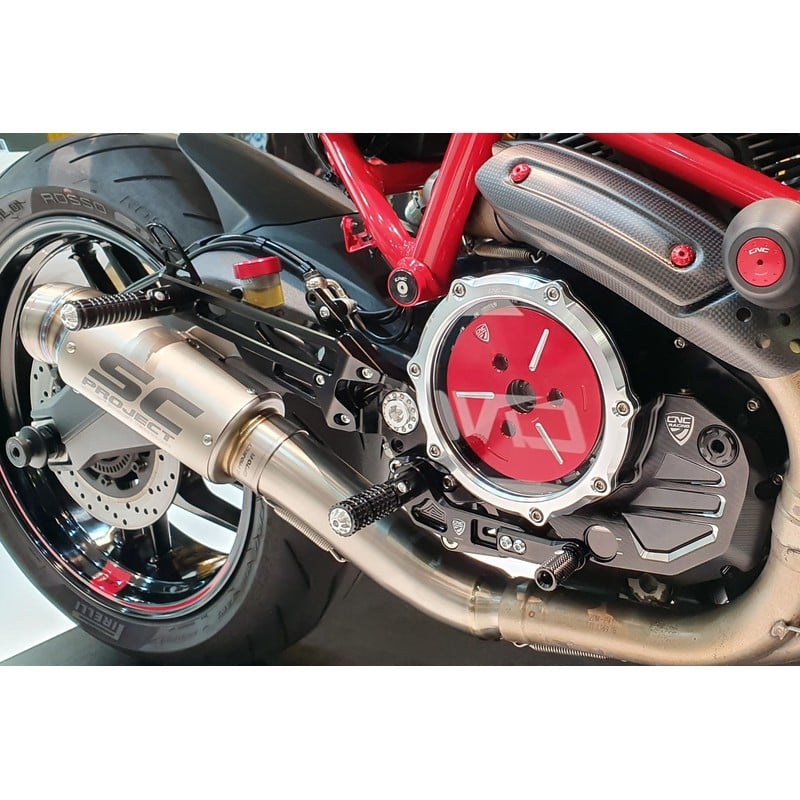 Pedane regolabili Ducati Monster 797 2017+ CNC Racing