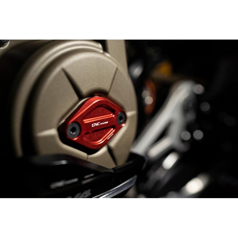 CF265 Cover ispezione fase in alluminio per Ducati Diavel V4 RS 2026+ CNC Racing