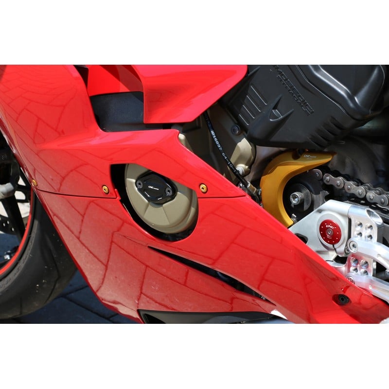 CF265 Cover ispezione fase in alluminio per Ducati Diavel V4 RS 2026+ CNC Racing