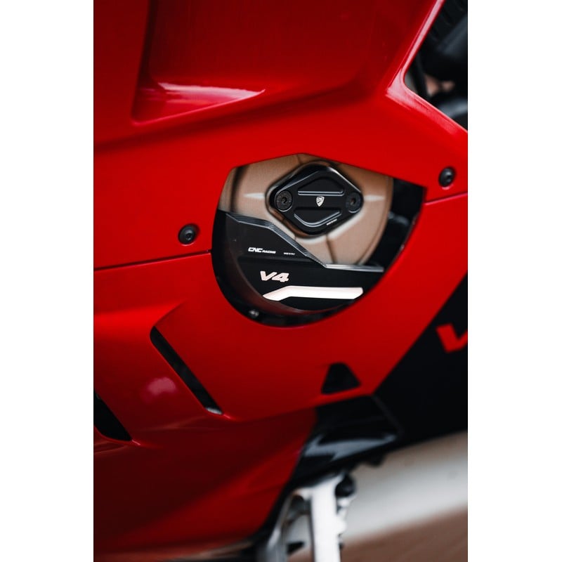 CF265 Cover ispezione fase in alluminio per Ducati Diavel V4 RS 2026+ CNC Racing