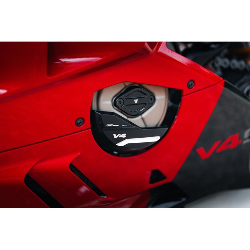 CF265 Cover ispezione fase in alluminio per Ducati Diavel V4 RS 2026+ CNC Racing