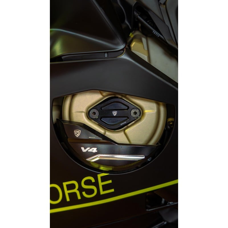 CF265 Cover ispezione fase in alluminio per Ducati Diavel V4 RS 2026+ CNC Racing