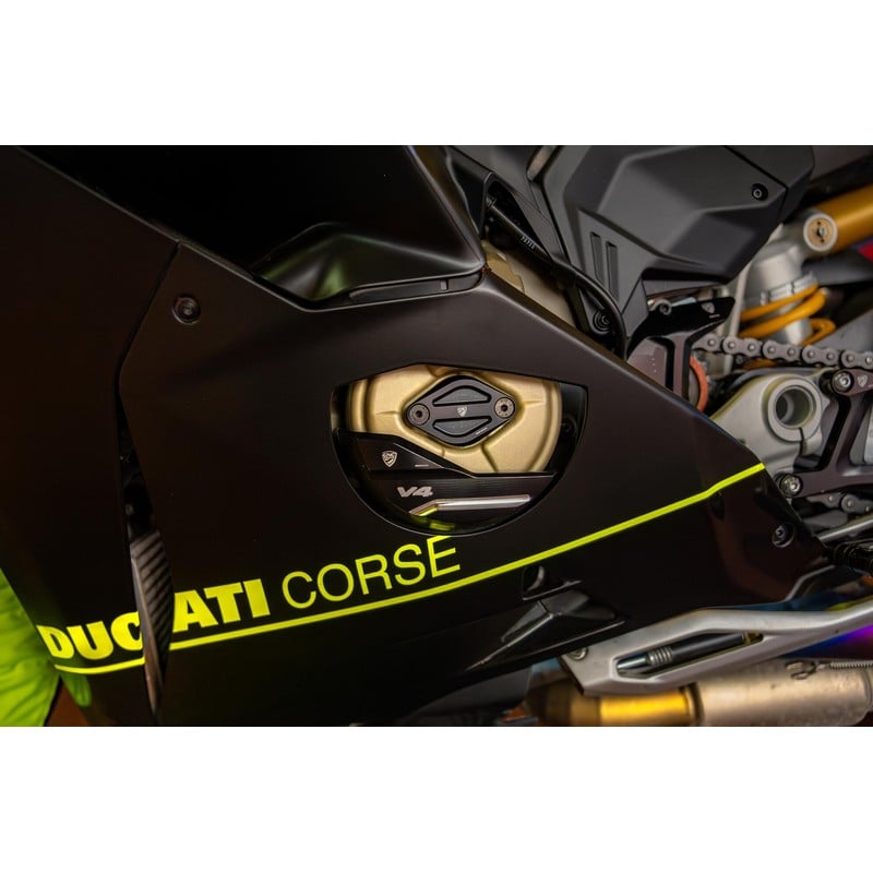 CF265 Cover ispezione fase in alluminio per Ducati Diavel V4 RS 2026+ CNC Racing