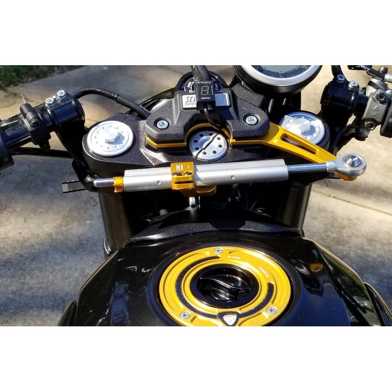 SDA01 Steering damper kit mounting accessory Ducati Scrambler 800 Cafe Racer 2017+ CNC Racing