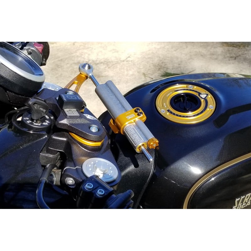 SDA01 Steering damper kit mounting accessory Ducati Scrambler 800 Cafe Racer 2017+ CNC Racing