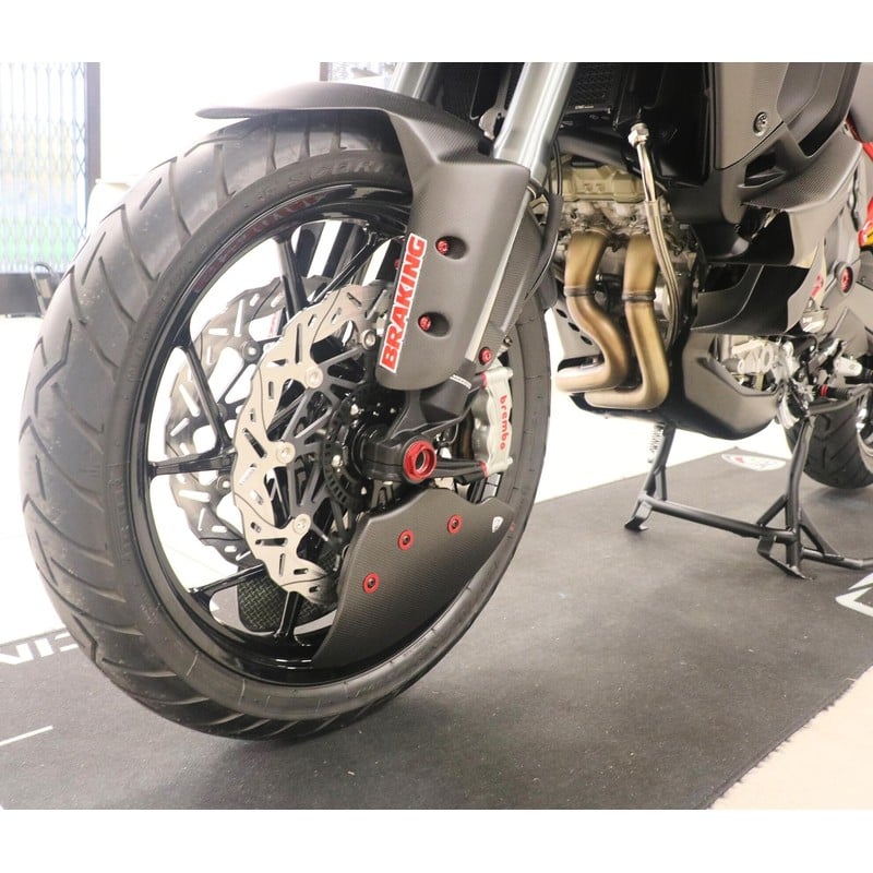 GP Ducts EVO Raffreddamento Freni in Carbonio Opaco Ducati Multistrada V4 Rally 2025+ CNC Racing