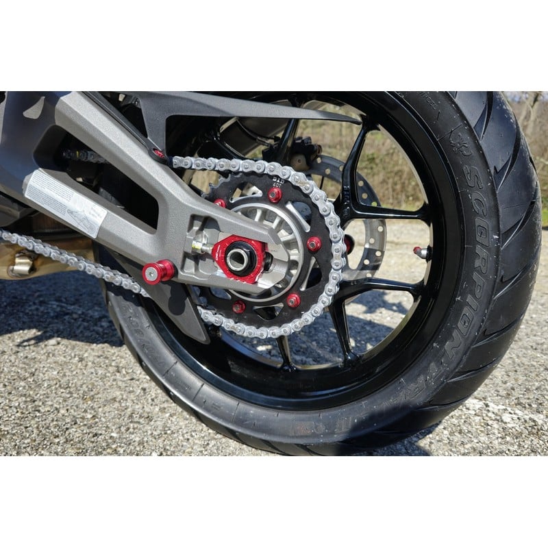 DA388_03 Rear sprocket nuts M8x1.25 6 pcs Ducati Hypermotard V2 Sp 2026+ CNC Racing