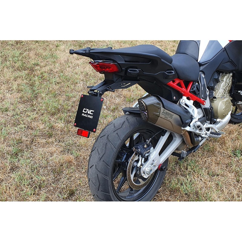 PT157 Adjustable license plate Ducati Multistrada V4 Pikes Peak 2022+ CNC Racing