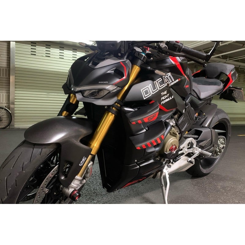 ZA988 Cover laterali radiatori in carbonio Ducati Streetfighter V4 S 2020+ CNC Racing