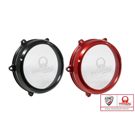 CA210_PR_02 Clear oil bath clutch cover Pramac Racing Limited Edition Ducati Streetfighter V4 S 2020
