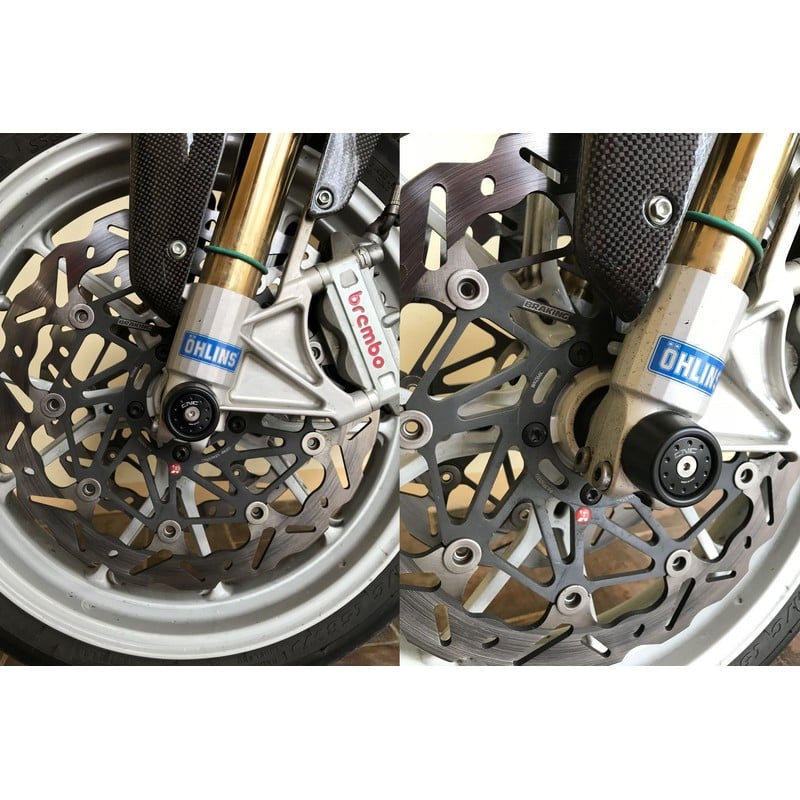 TP435 Front wheel axle slider Ducati Monster S4r S 2006+ CNC Racing