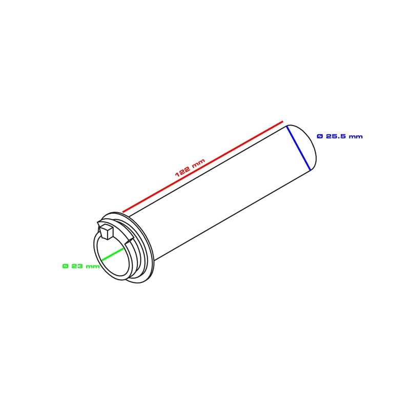 MPA03_MV_AGUSTA Throttle control tube RBW Mv Agusta CNC Racing MPA03
