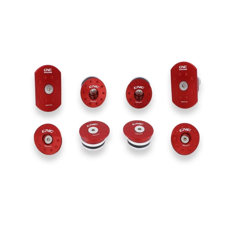 TT346 FRAME CAPS KIT Mv Agusta Brutale 4 1090 Corsa 2013+ CNC Racing