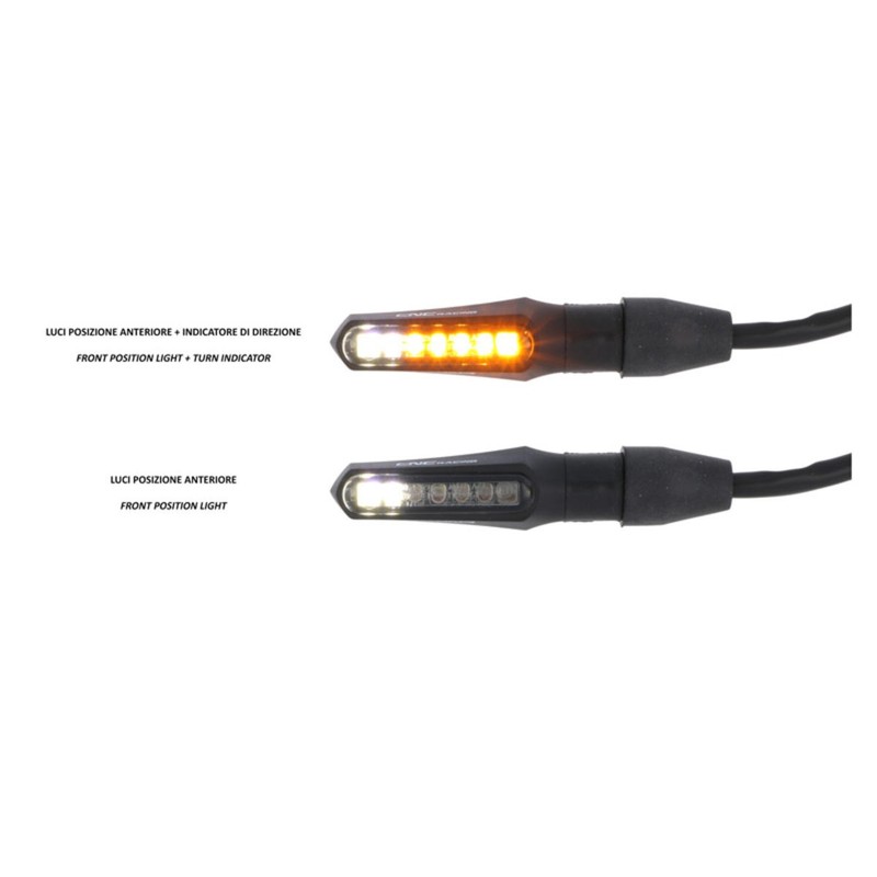 ID018_DUCATI Turn indicator Task + front position light Led Ducati CNC Racing ID018