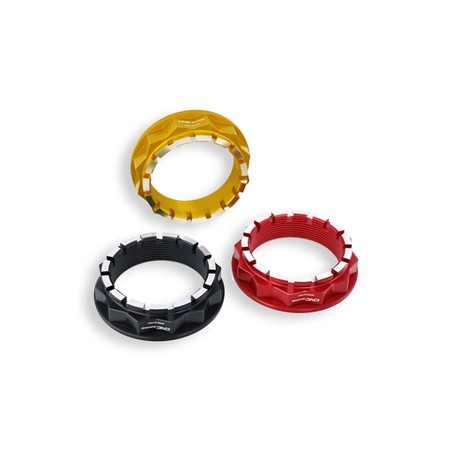 DA501_02_DUCATI Rear wheel nut LH BICOLOR Ducati CNC Racing DA501_02