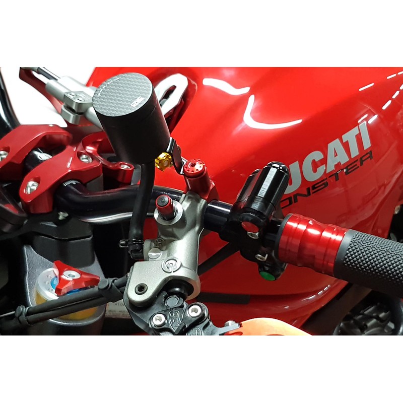 MRA12_MV_AGUSTA Tappo foro specchio M10 Filettatura SX Mv Agusta CNC Racing MRA12