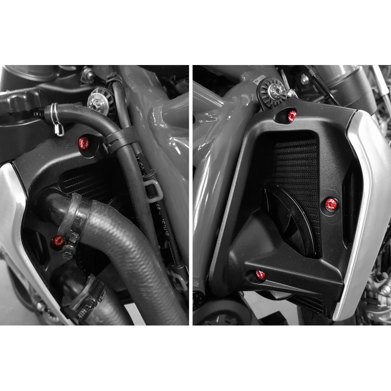 KV325_02 Radiator Side panel screw kit Ducati Monster 1200 R 2016+ CNC Racing
