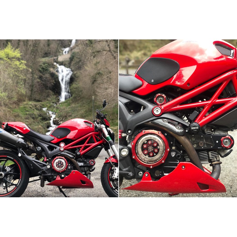 CC201 Cover cinghie distribuzione trasparenti per Ducati Hypermotard 796 2010+ CNC Racing