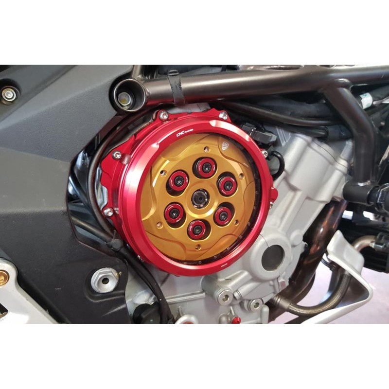 CA300 Clear clutch cover hydraulic control Mv Agusta Brutale 3 800 RC E4 2018+ CNC Racing
