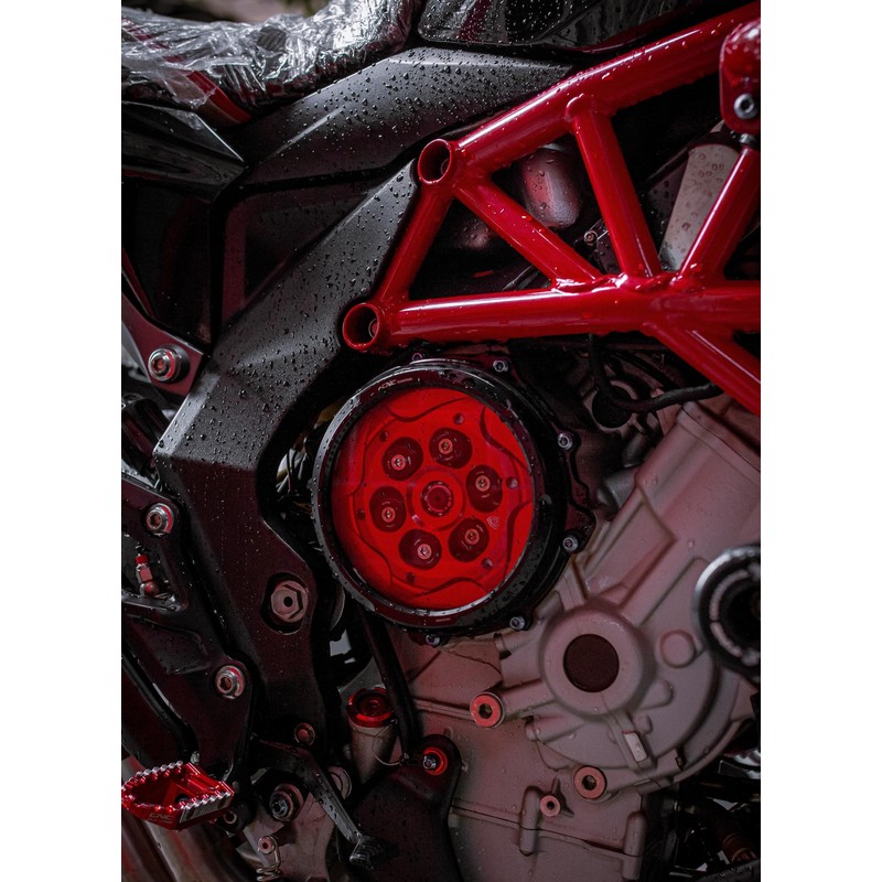 Carter frizione trasparente comando idraulico Mv Agusta Brutale 3 800 RC E4 2018+ CNC Racing