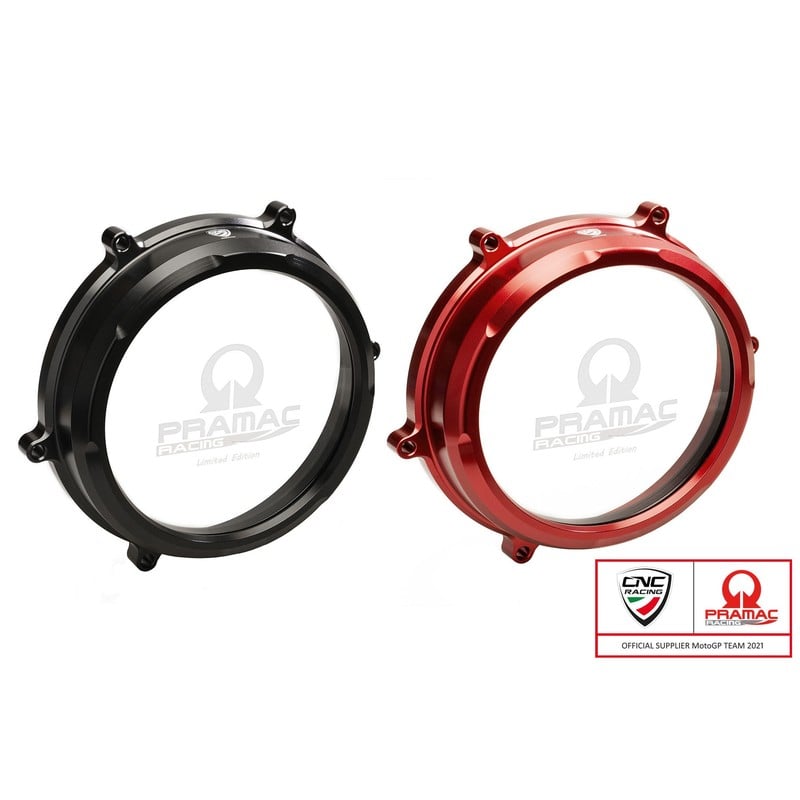 Carter trasparente per frizioni a olio 959 e 1299 Edizione Pramac Racing Limited Edition Ducati Superbike 1199 Panigale R 2013+ 