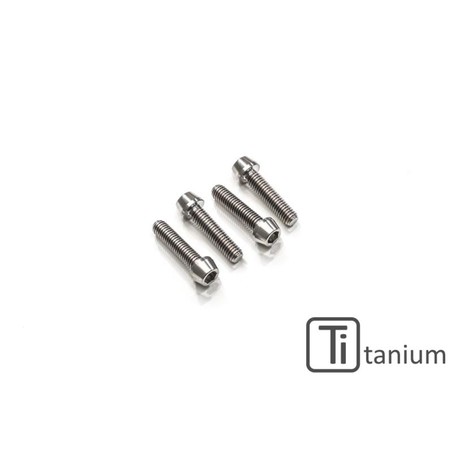 Kit viti serraggio piede forcella M8x25 (4 pz) Titanio Ducati Superbike 1199 Panigale R 2013+ CNC Racing