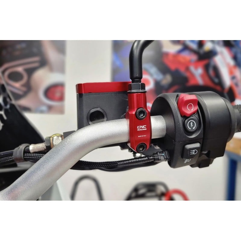 Cavallotto pompe Brembo foro specchio filettatura M10 sinistra Aprilia CNC Racing CV011
