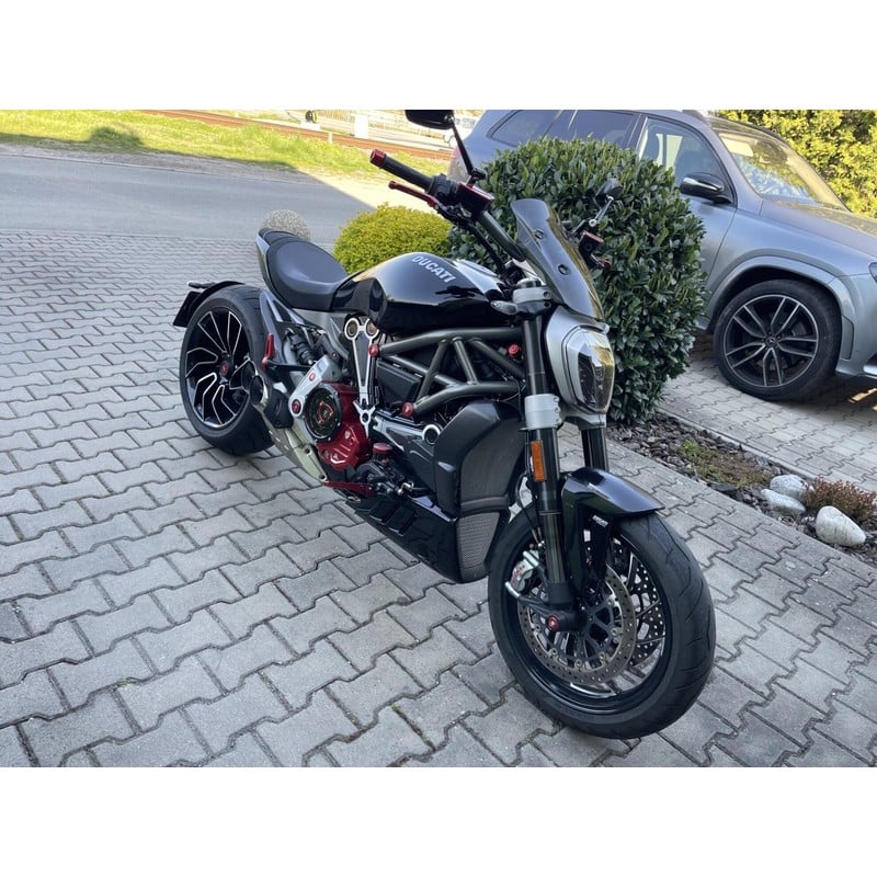 ZA504 Radiator side panel matt carbon Ducati Xdiavel 1262 S 2016+ CNC Racing