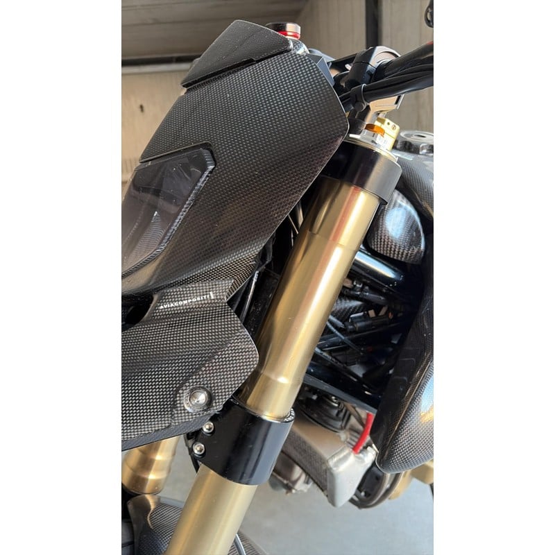Piastre di sterzo Inferiore per Ducati Hypermotard 1100 Evo Sp 2010+ CNC Racing