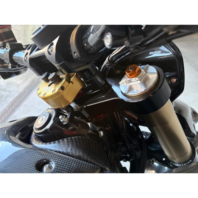 PST03 Triple clamps Top Yoke for Hymperotard Ducati Hypermotard 1100 Evo Sp 2010+ CNC Racing