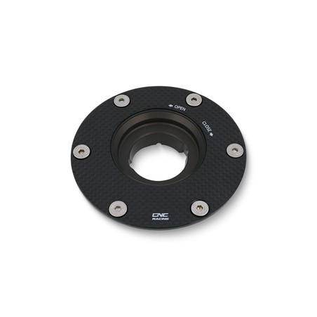 Tappo serbatoio carburante flangia CARBON FIBER Moto Guzzi CNC Racing TSB22