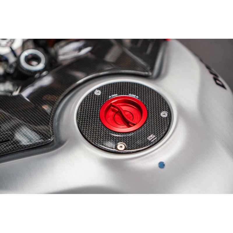 Tappo serbatoio carburante flangia CARBON FIBER Ktm CNC Racing TSB21
