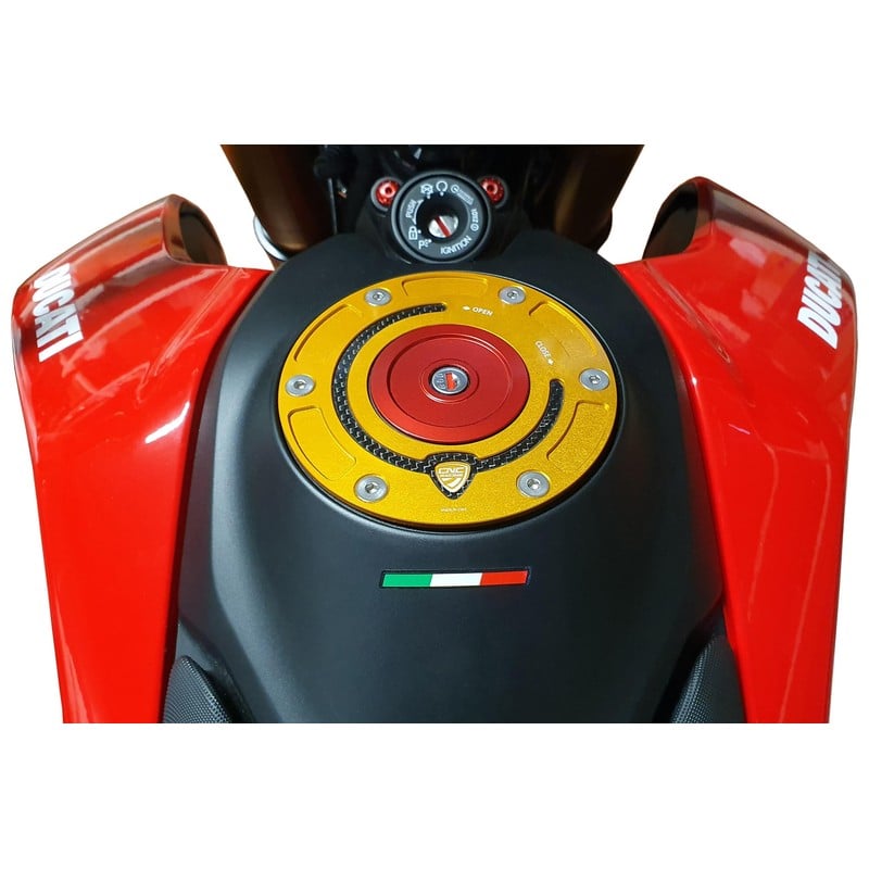 TSU01_APRILIA Tappo serbatoio carburante chiusura Key Lock Aprilia CNC Racing TSU01