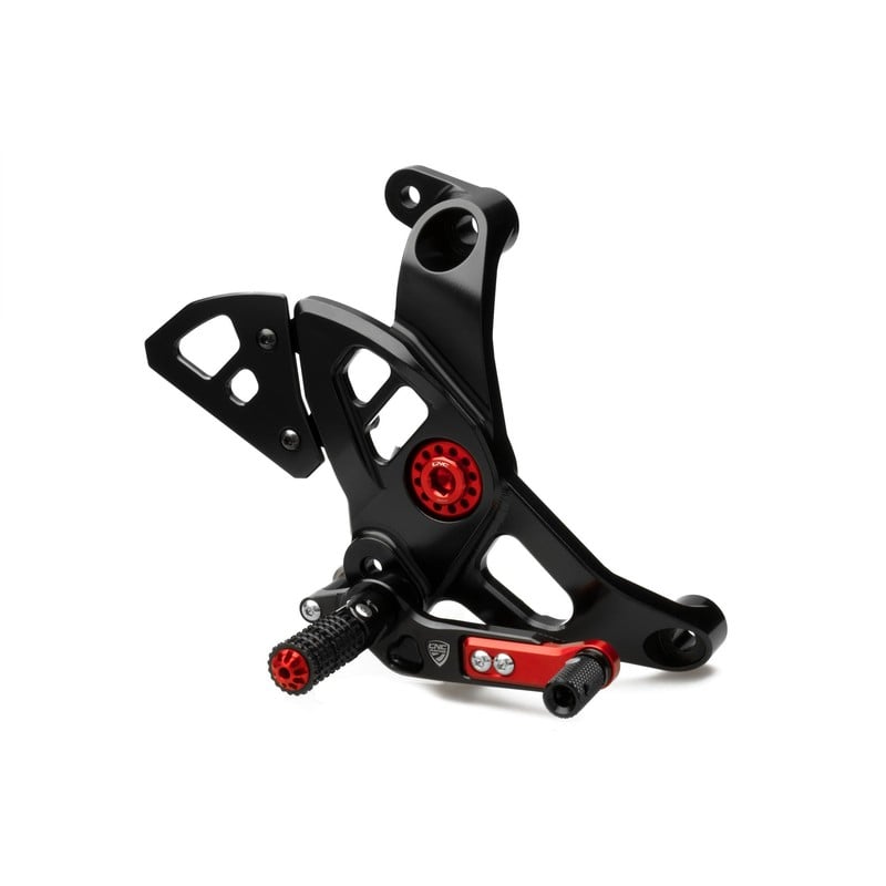 PE444 ADJUSTABLE REAR SETS Ducati Monster 1200 R 2016+ CNC Racing