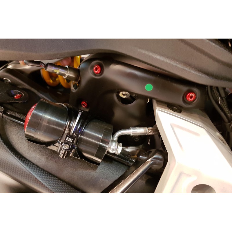 Supporto serbatoio ammortizzatore posteriore bicolore Ducati Xdiavel 1262 S 2016+ CNC Racing