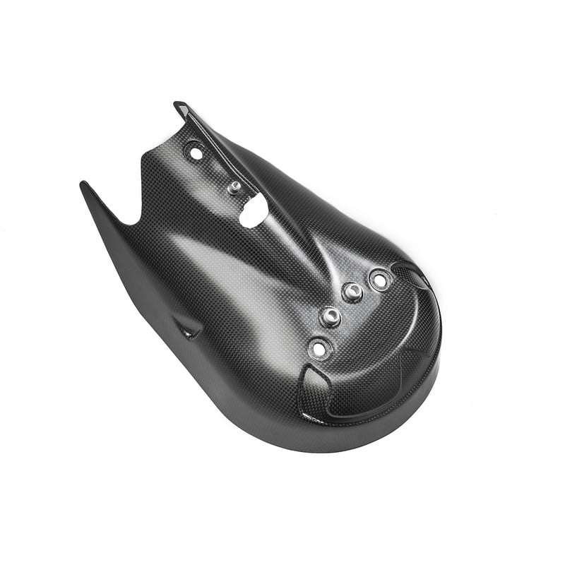 ZA843 exhaust heat guard made from matte carbon for Panigale and Ducati Streetfighter V2 955 2022+ C