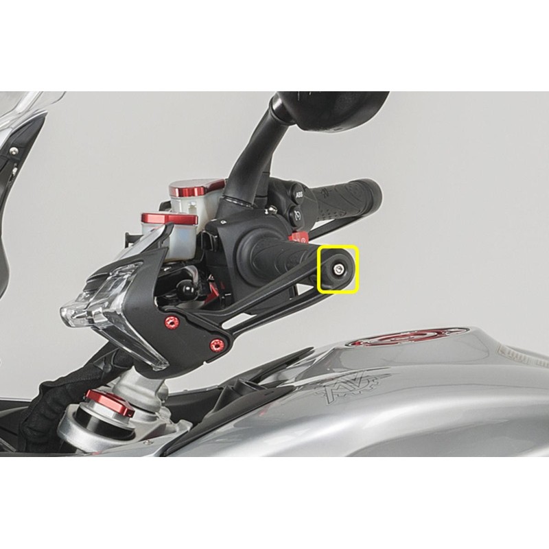 KV406_TI Handlebar end bolt kit M6x30 (2 pcs) Titanium Mv Agusta Turismo Veloce 800 Lusso E3 2015+ C