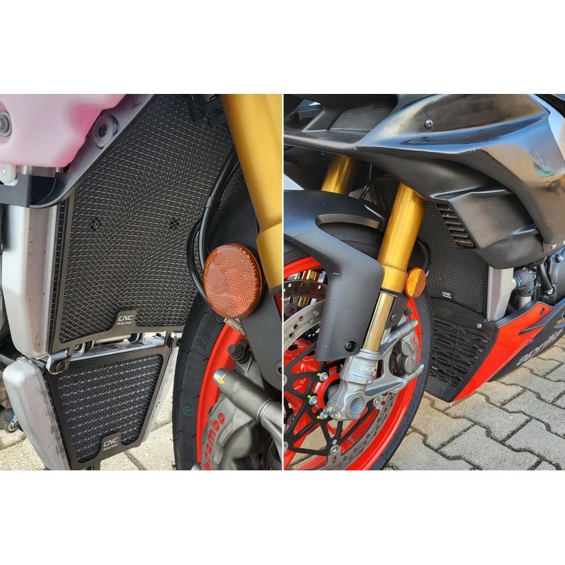 RA001 Radiator guard Aprilia Rsv4 Factory 2009+ CNC Racing